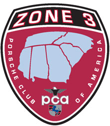 Emblem for Zone 3 of the Porsche Club of America
